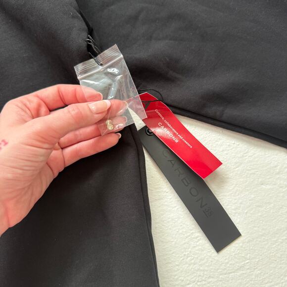 Carbon38 Black Rhinestone Cut Out Sweatshirt, Size Small - Picture 4 of 9